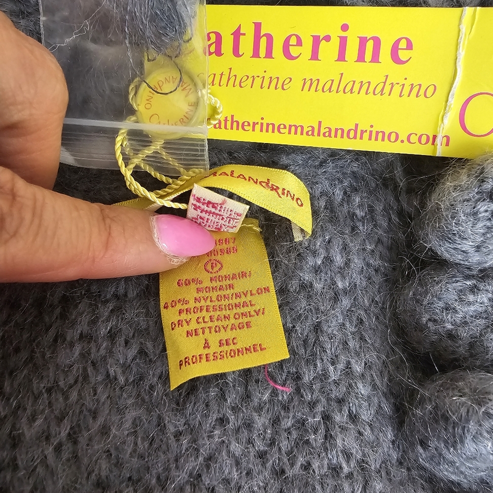 Catherine Malandrino long cardigan with poms poms S - Picture 14 of 15